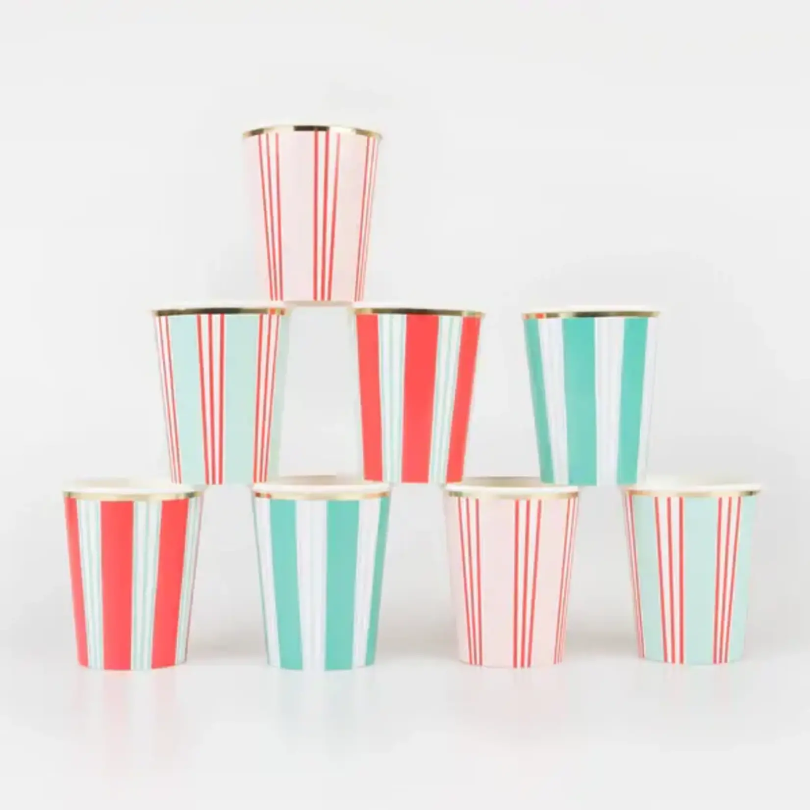 Meri Meri Festive Stripe Cups