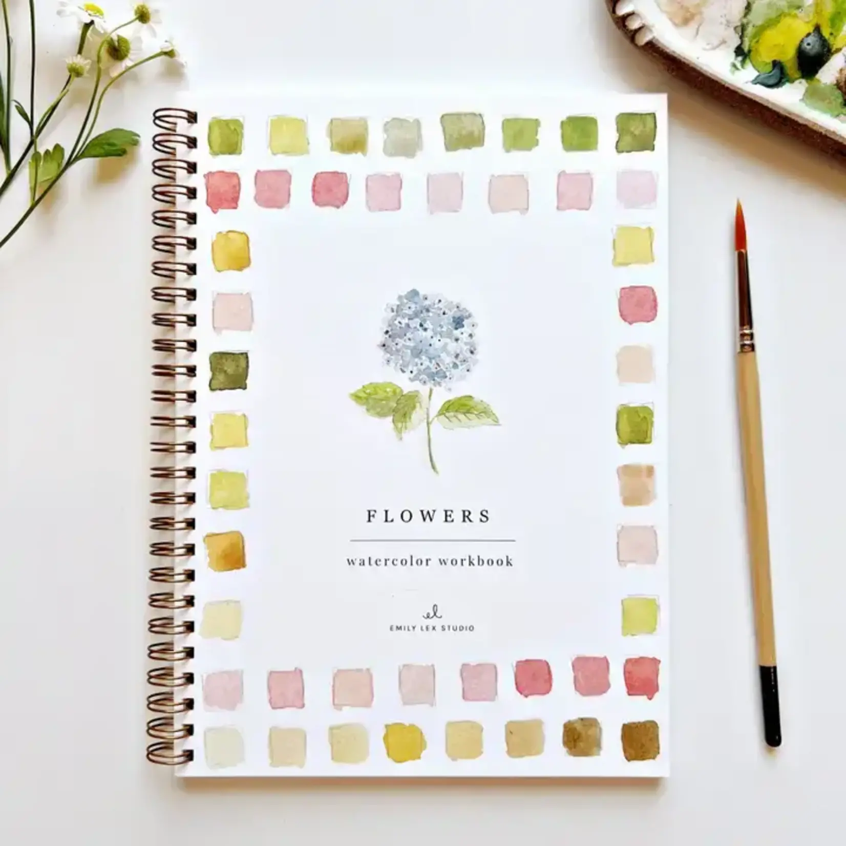 Emily Lex Studio Flowers Watercolor Workbook