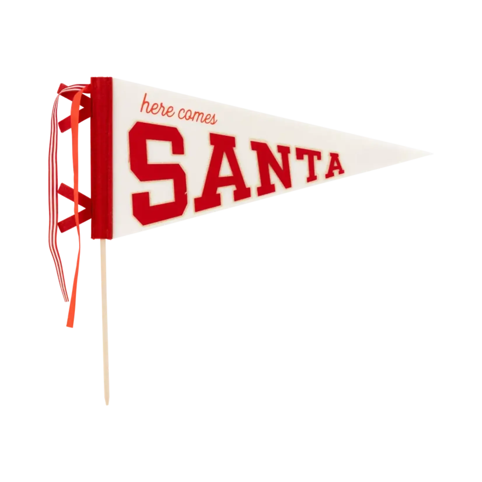 My Mind's Eye Santa Felt Pennant Flag