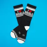 Gumball Poodle I ❤️ Bagels Gym Crew Socks