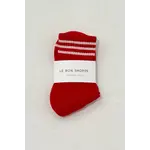 Le Bon Shoppe Girlfriend Socks - Scarlet