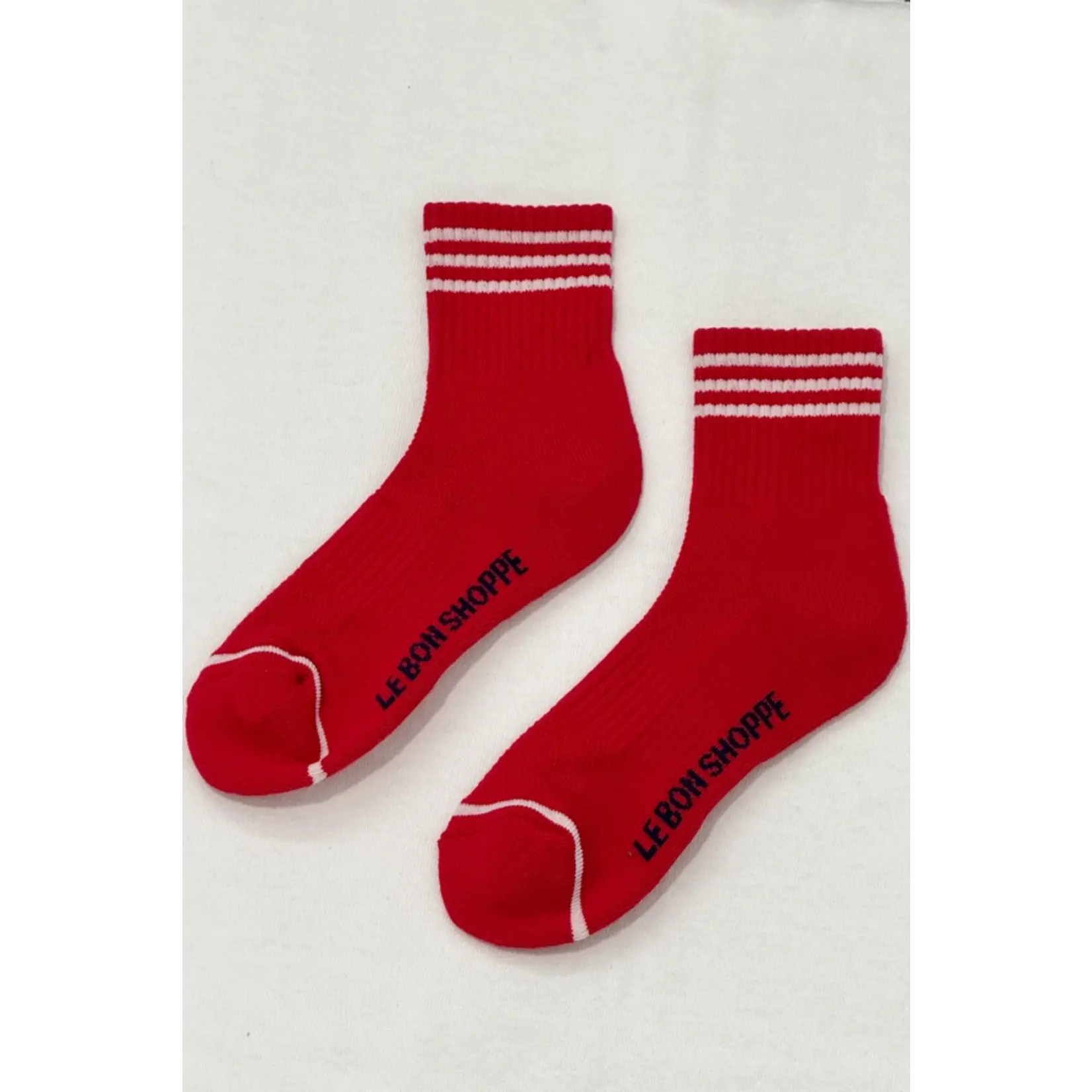 Le Bon Shoppe Girlfriend Socks - Scarlet