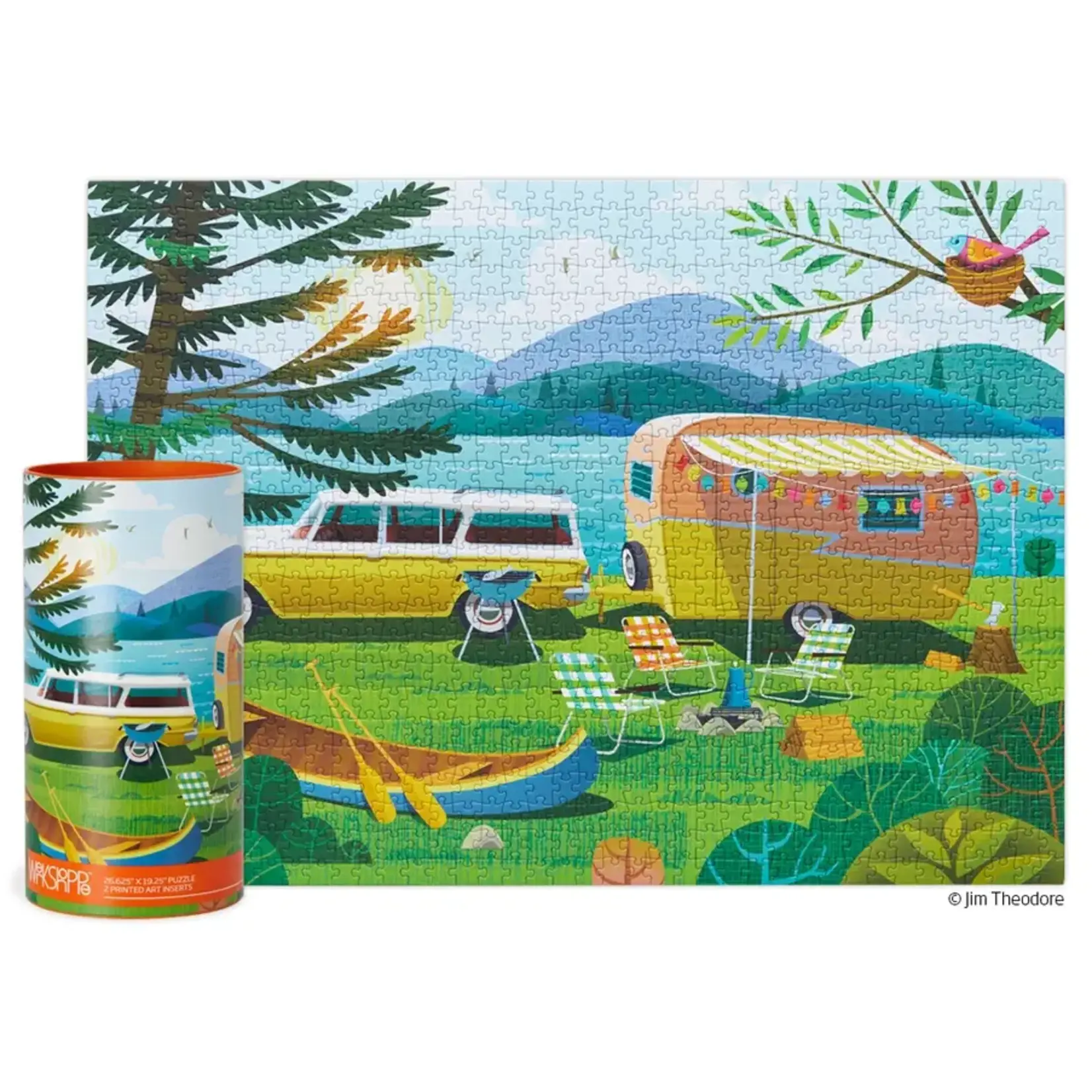 WerkShoppe Happy Camper1000 Piece Puzzle