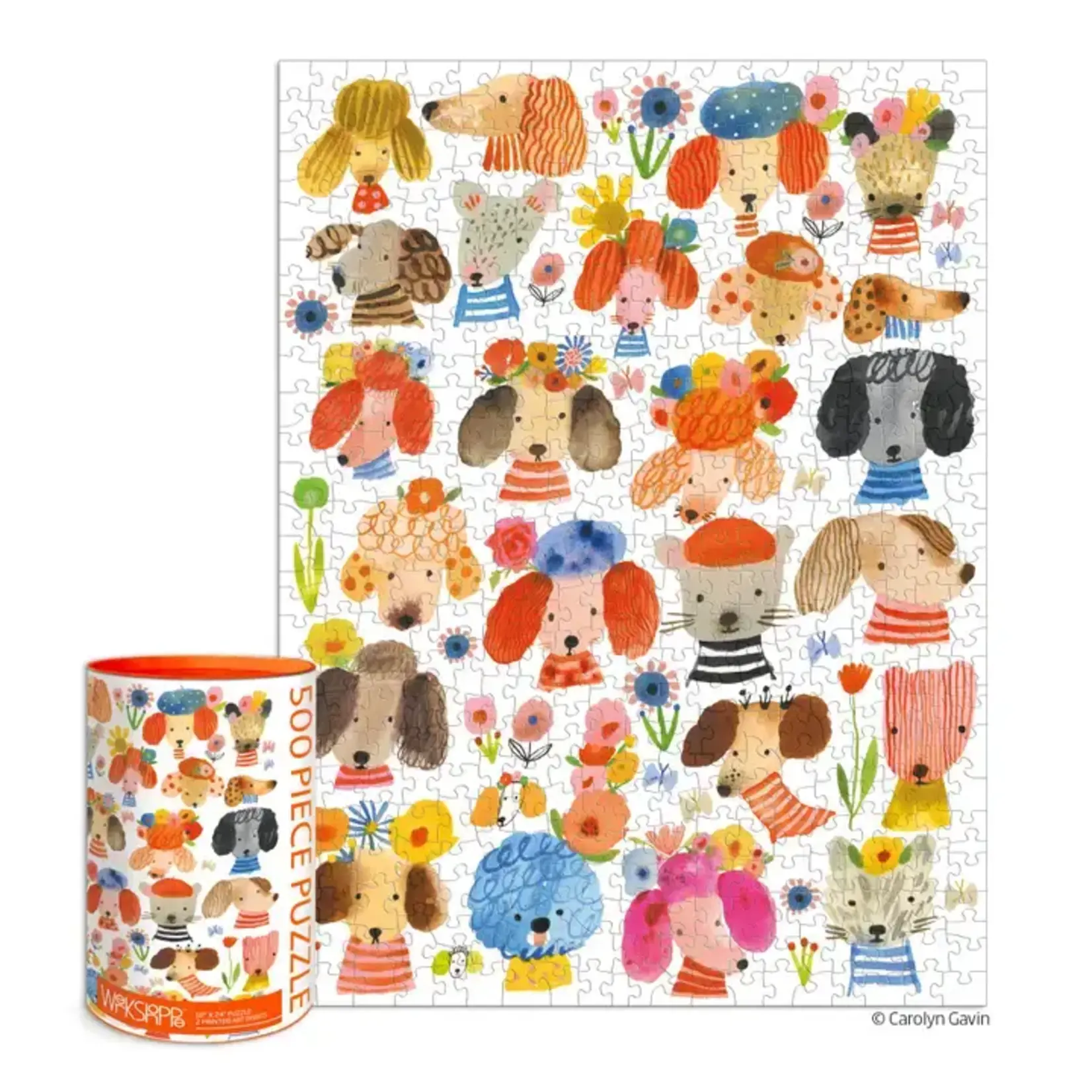 WerkShoppe Dog Eared 500 Piece Puzzle