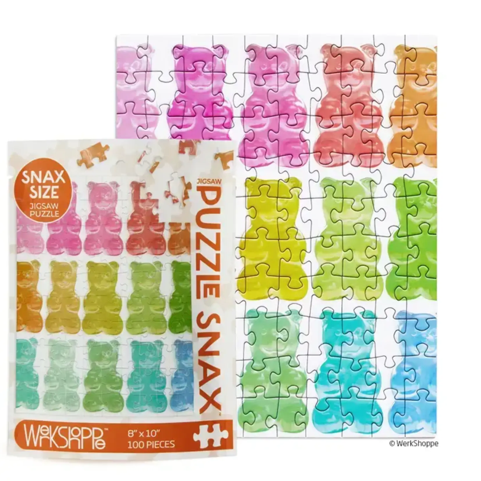 WerkShoppe Gummy Bears 100 Piece Puzzle Snax