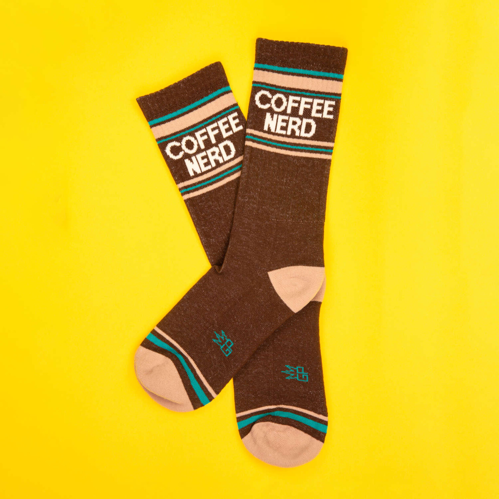Gumball Poodle Coffee Nerd Gym Crew Socks