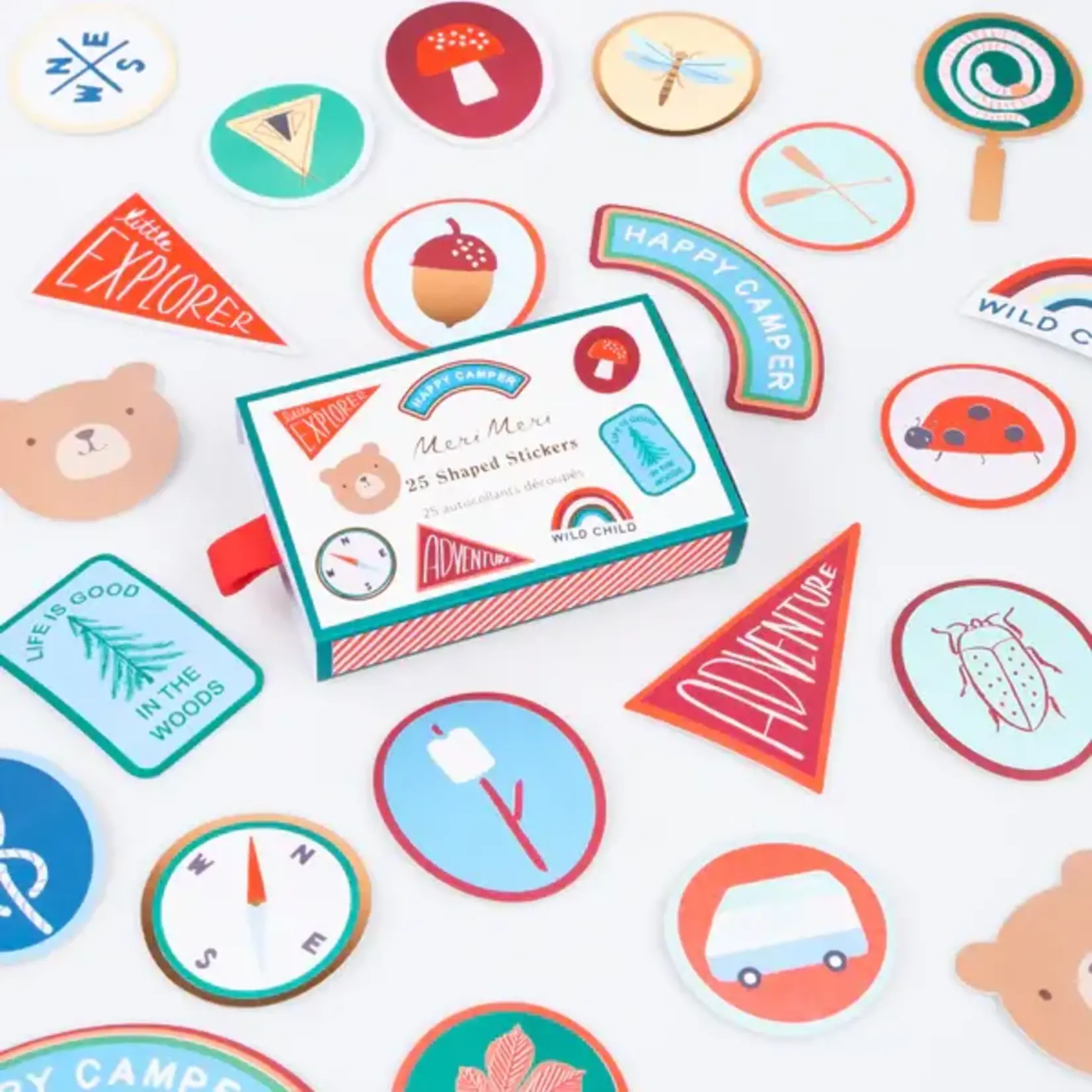 Meri Meri Camping Adventure Shaped Stickers