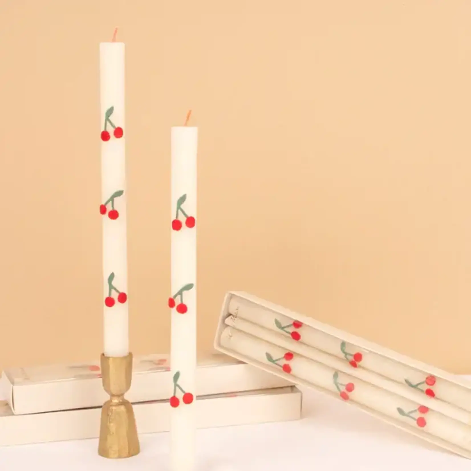 Meri Meri Cherry Table Candles