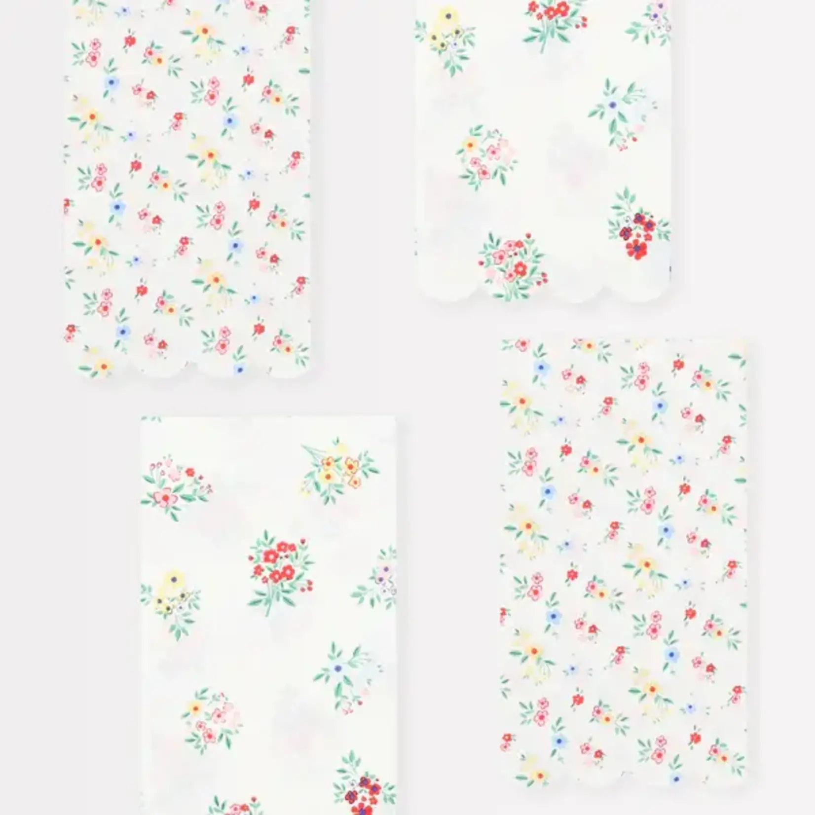 Meri Meri Ditsy Posy Scalloped Guest Towels