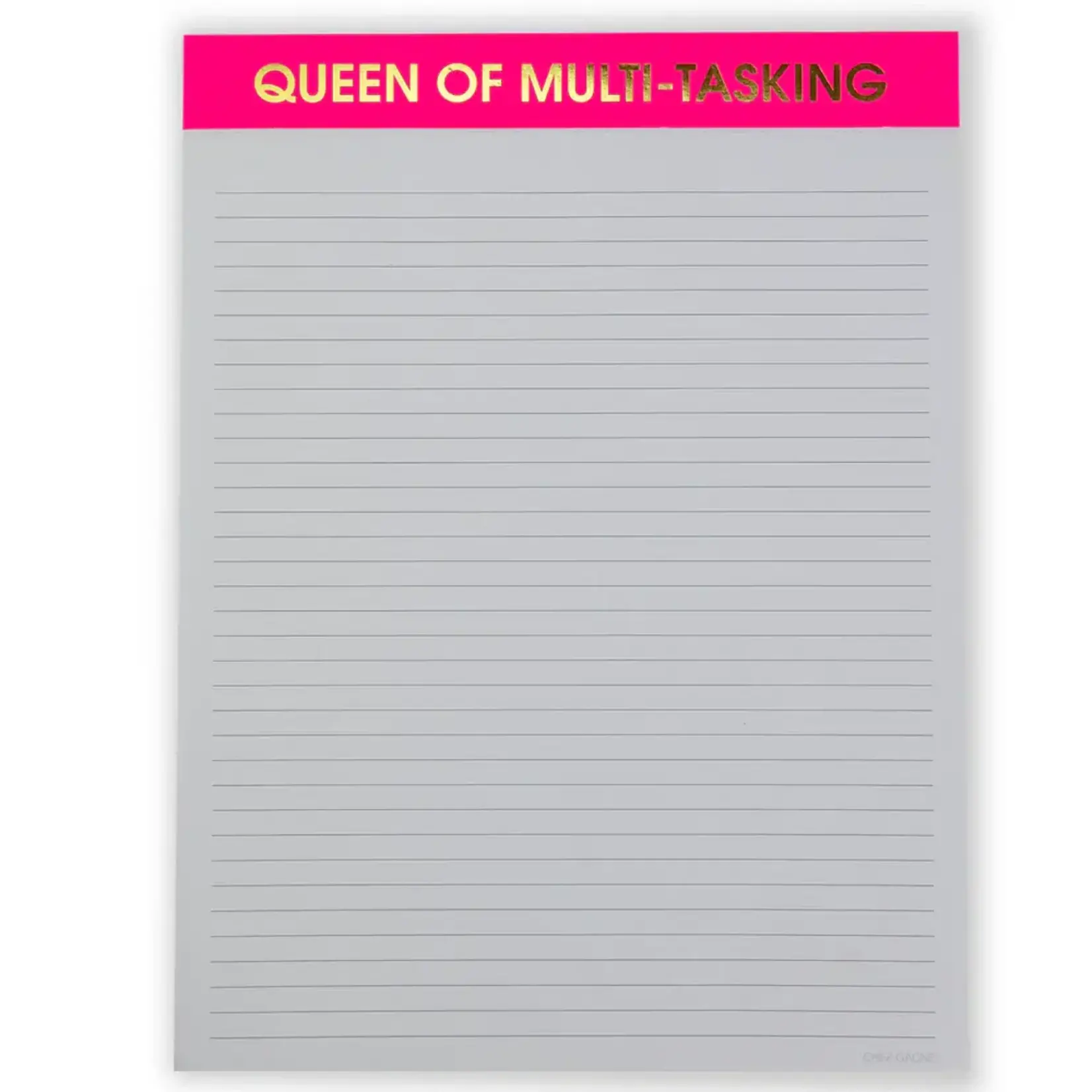 Chez Gagné Queen Of Multi-Tasking - Large Memo Notepad