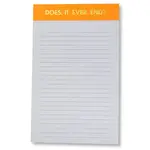 Chez Gagné Does It Ever End Notepad