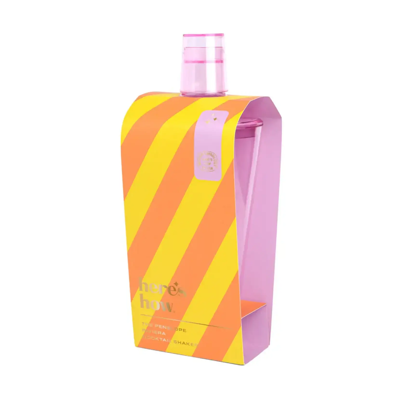 here's how The Penelope Cocktail Shaker - Lilac