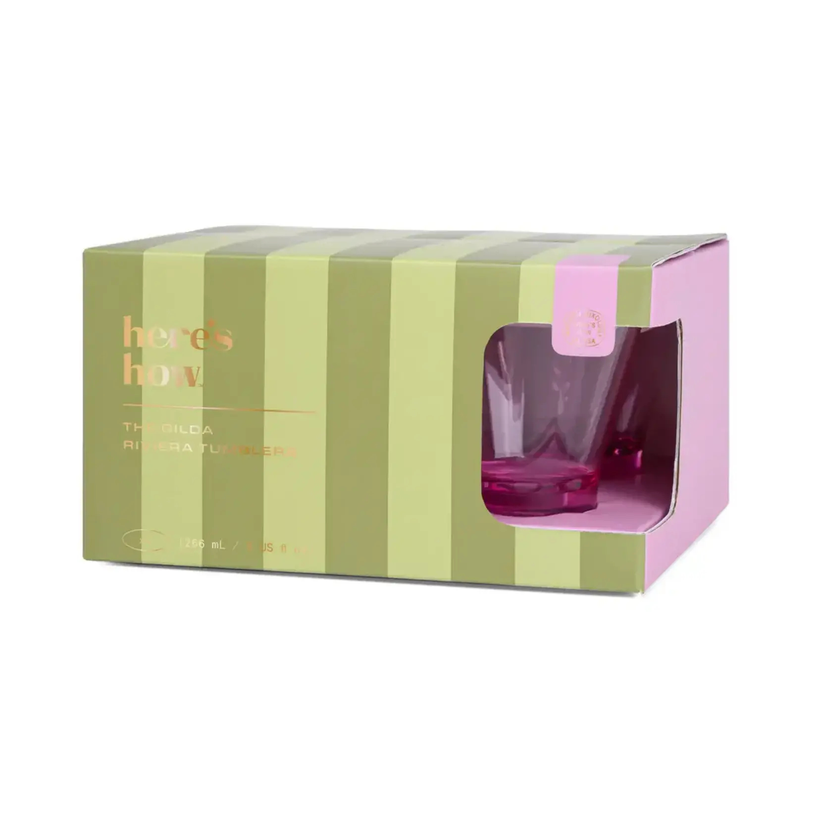 here's how The Gilda Tumbler - Lilac