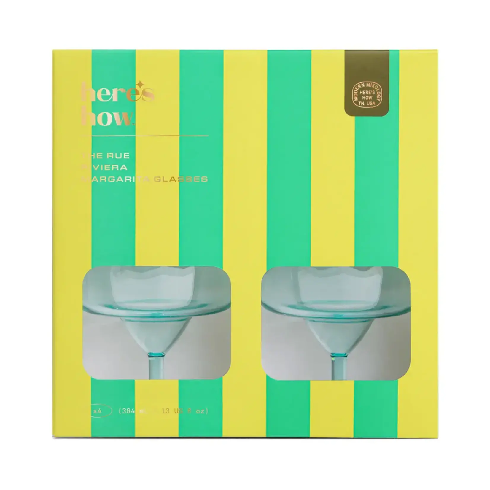 here's how The Rue Margarita Glass - Mint