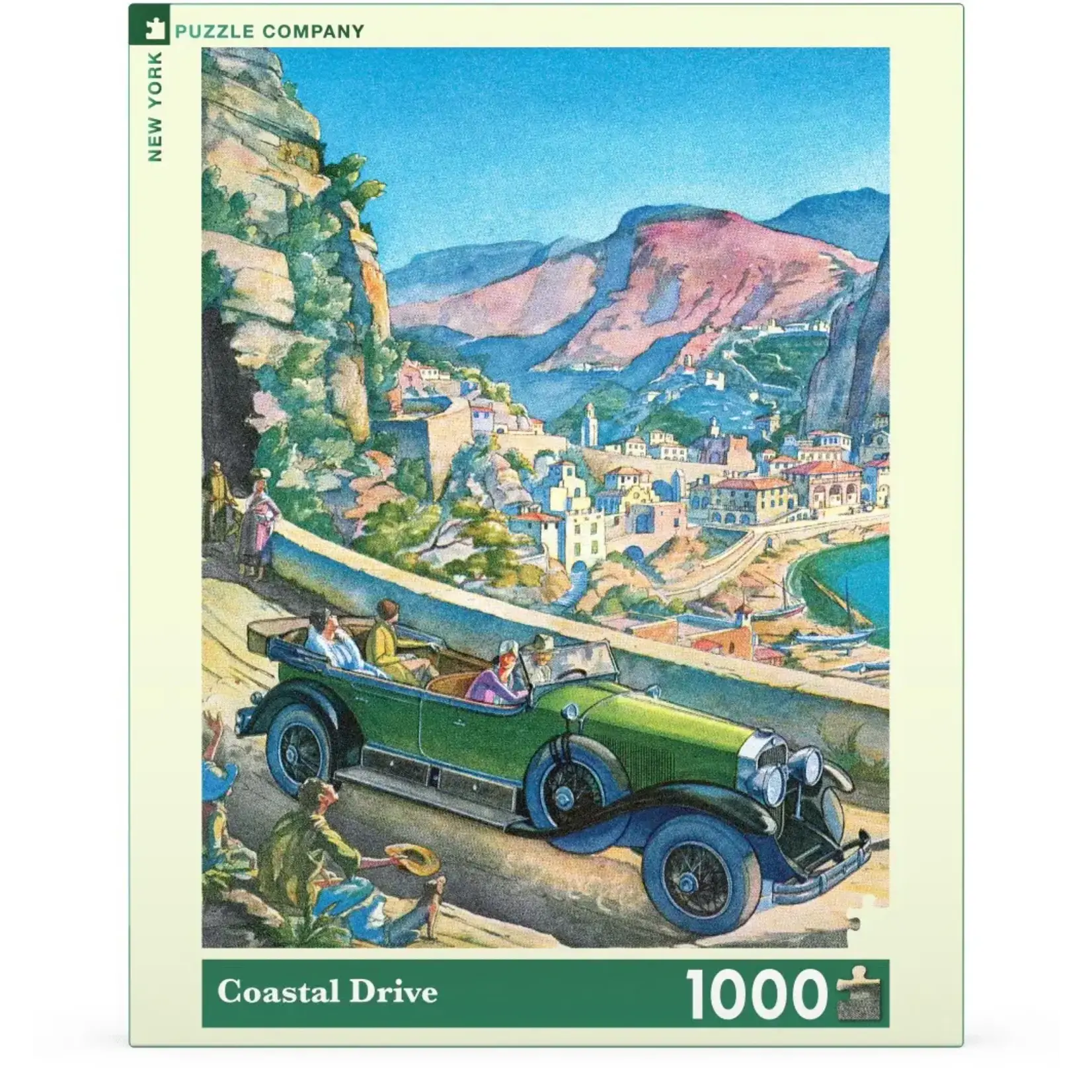New York Puzzle Company Coastal Drive 1000 Piece Puzzle