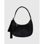 Baggu Medium Recycled Leather Crescent Bag - Black
