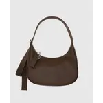 Baggu Medium Recycled Leather Crescent Bag - Brown