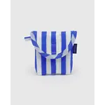 Baggu Puffy Earbuds Case - Blue Painted Stripe