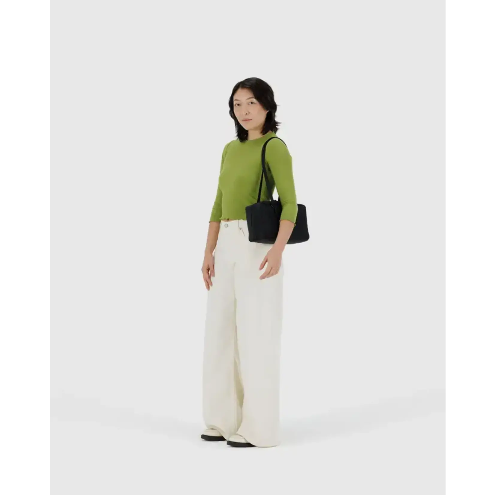 Baggu Nylon Bowler Bag - Black