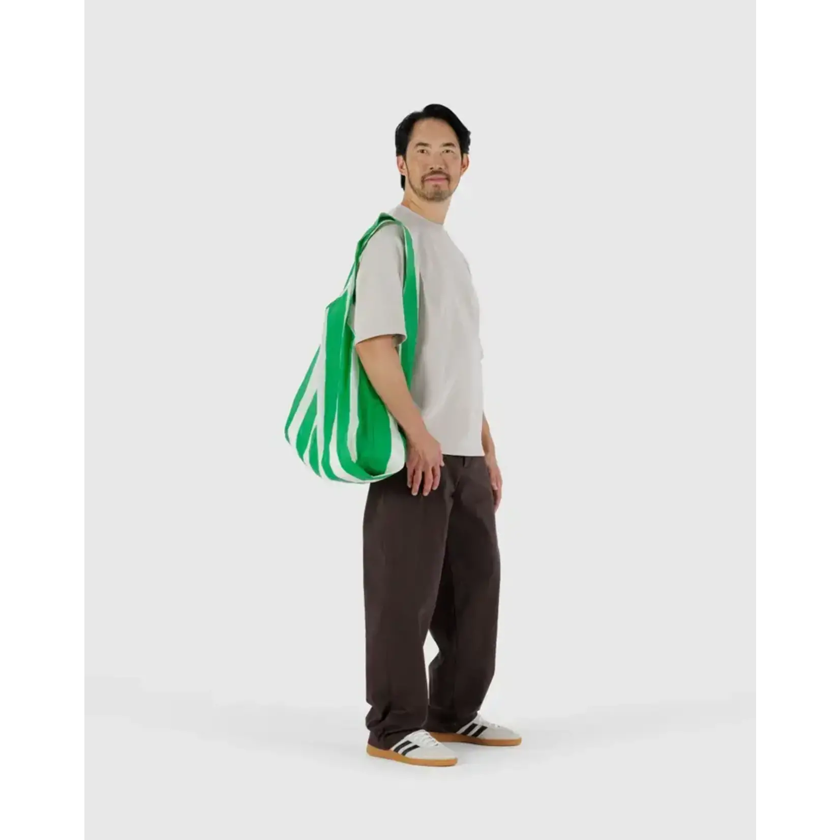 Baggu Big Baggu - Green Painted Stripe