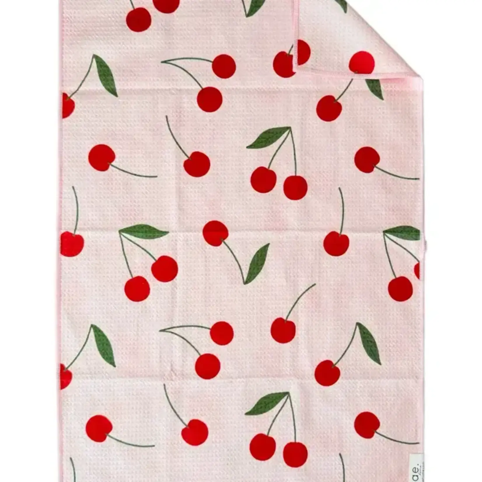 Crae Home Put A Cherry On It: Double-Sided Hand Towel