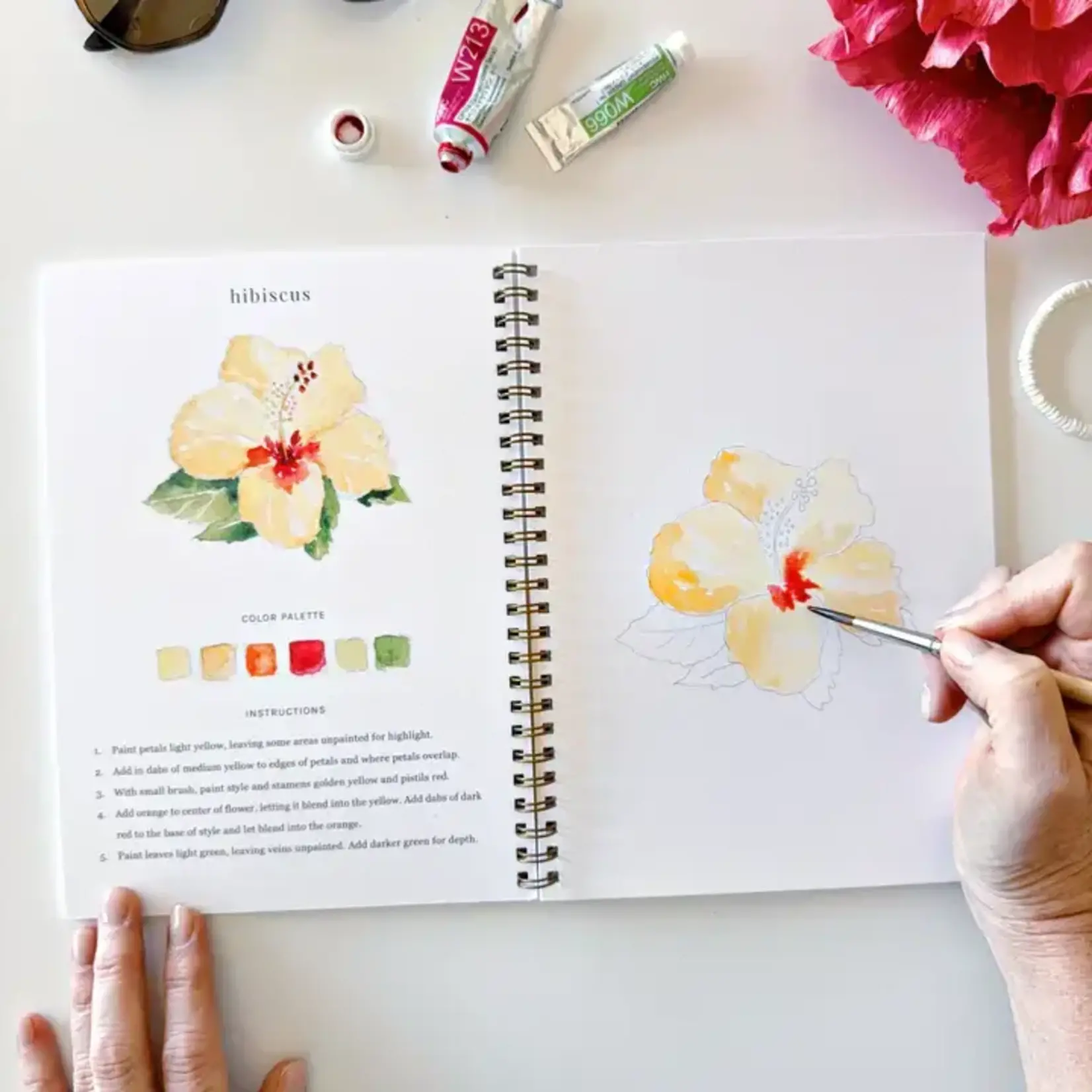 Emily Lex Studio Tropical  Watercolor Workbook