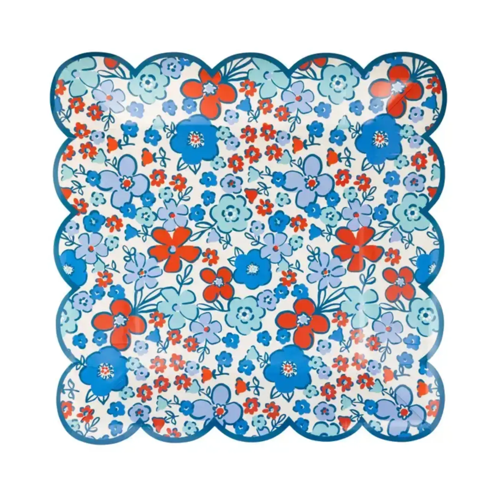 My Mind's Eye Floral Americana 9” Plate