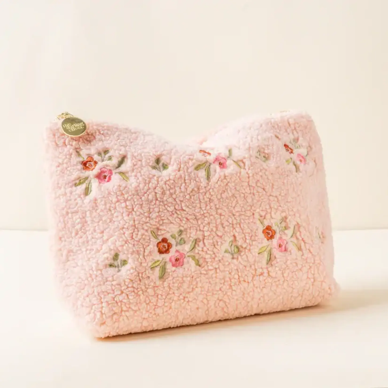 The Darling Effect Teddy Pouch - Dainty Floral Pink