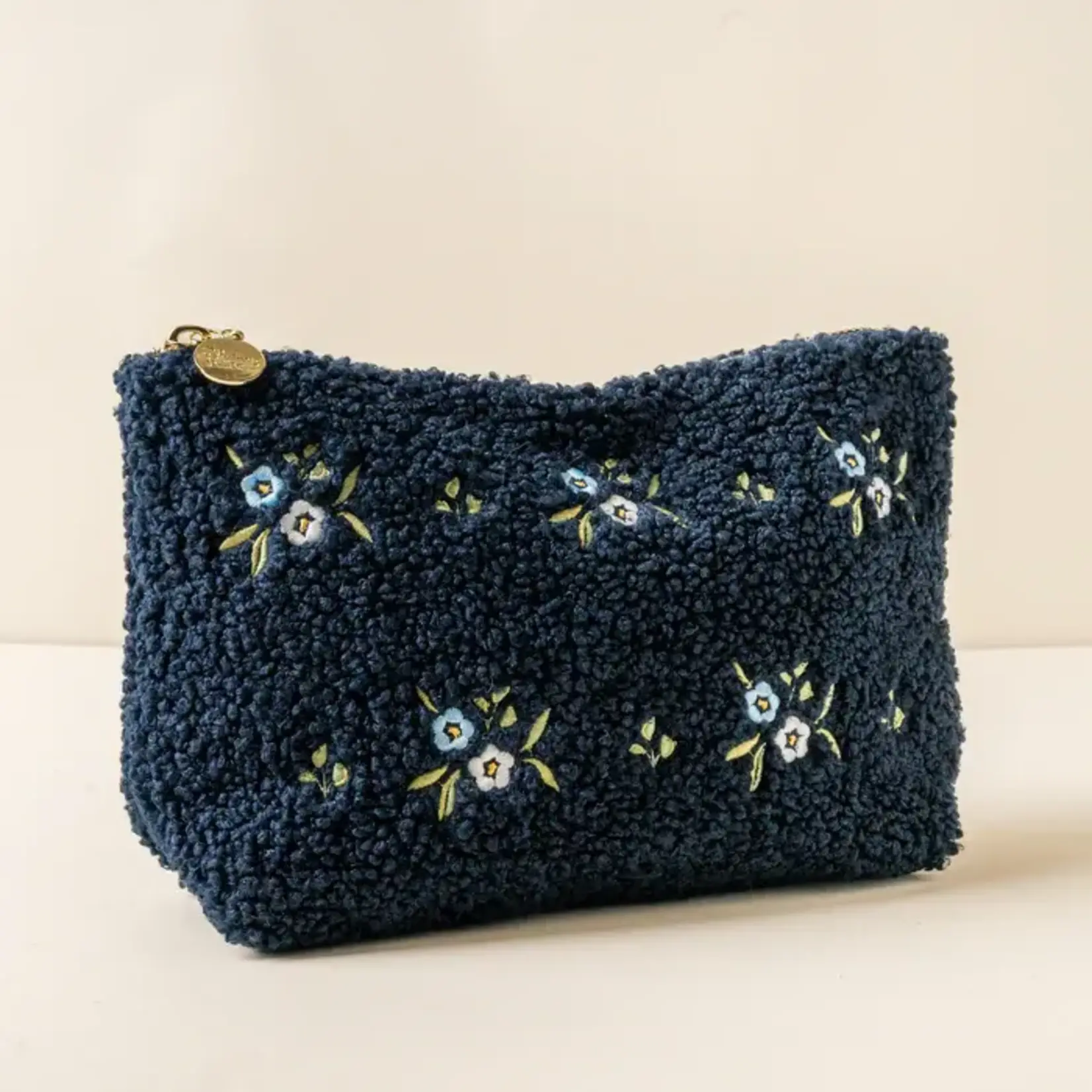 The Darling Effect Teddy Pouch - Dainty Floral Navy