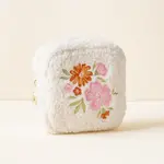The Darling Effect Teddy Pouch - Square Dainty Floral Pink
