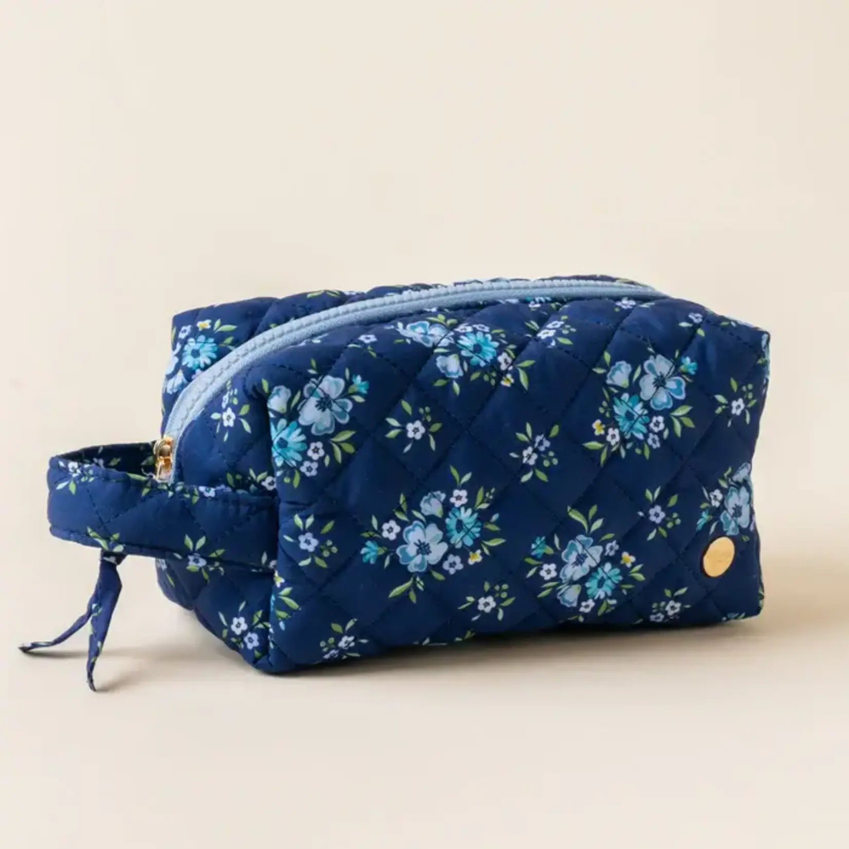 The Darling Effect Quilted Cosmetic Pouch - Endless daydream Navy