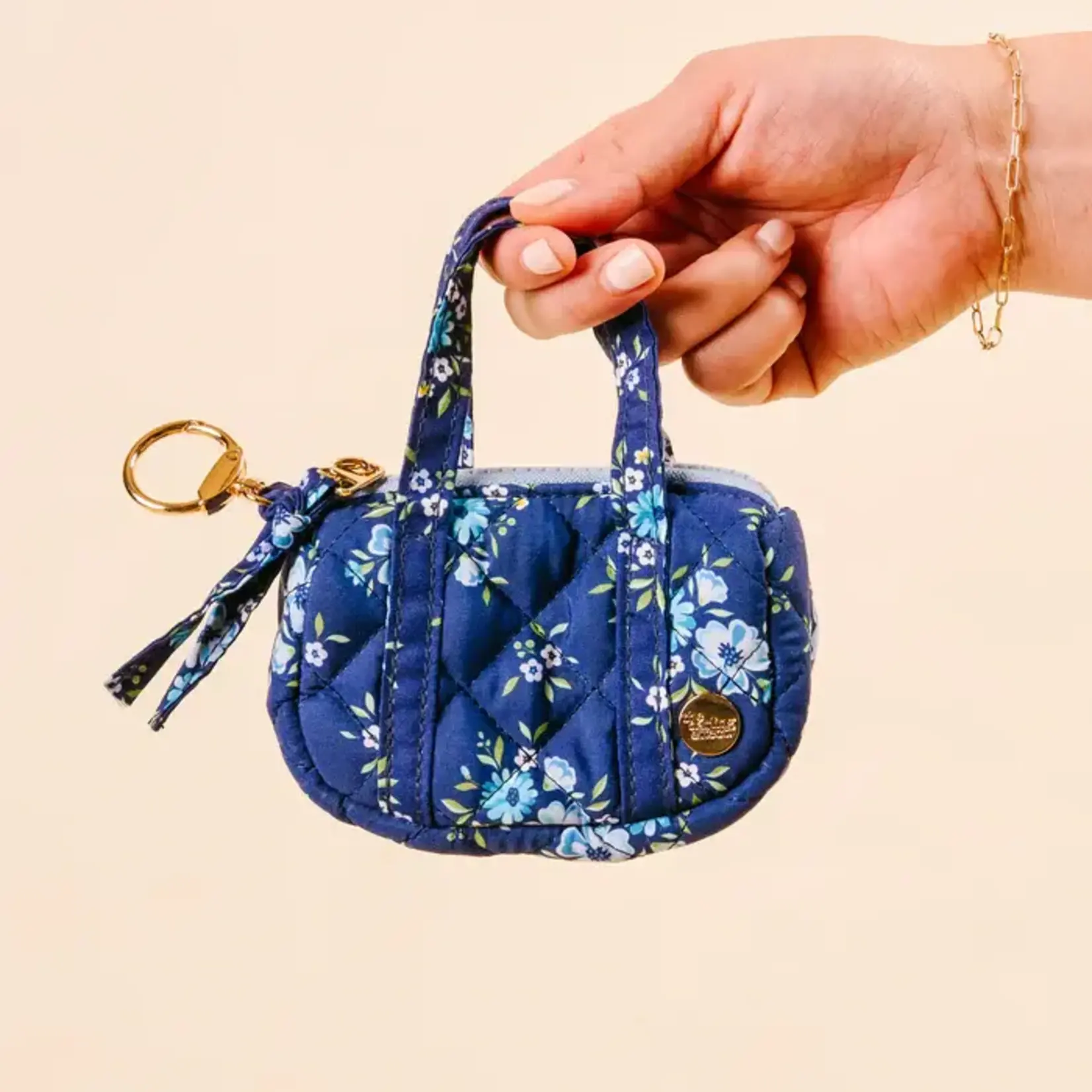 The Darling Effect Itty Bitty Duffle Bag -  Daydream Navy