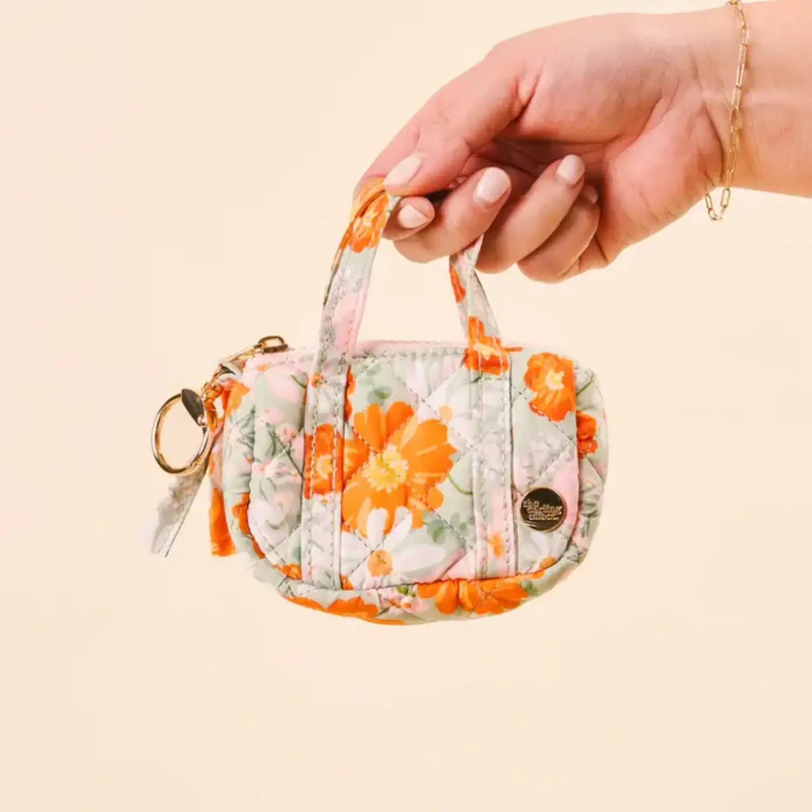 The Darling Effect Itty Bitty Duffle Bag - Bouquet Sage