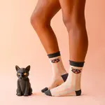 Sunshine Studios Spooky Kitty Crew Socks