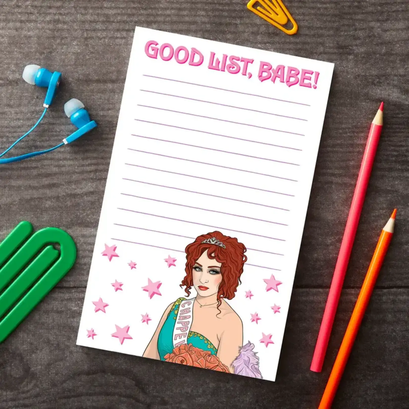 The Found Notepad: Chappell Good List, Babe!
