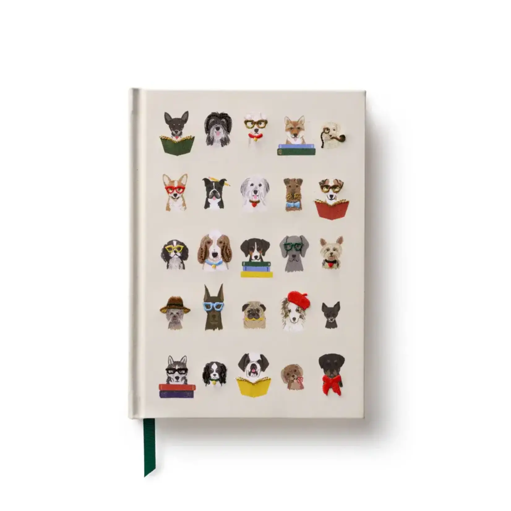 Rifle Paper Co. Studious Dog Embroidered Journal