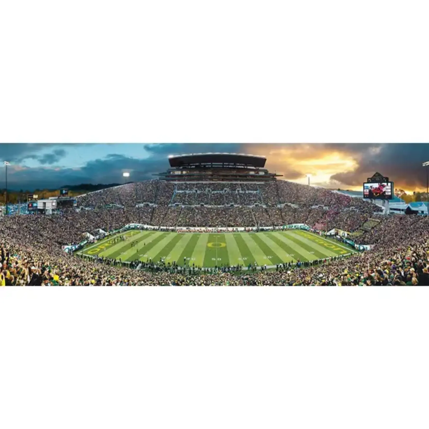 Masterpieces Puzzles Oregon Ducks - 1000 Piece Panoramic Puzzle