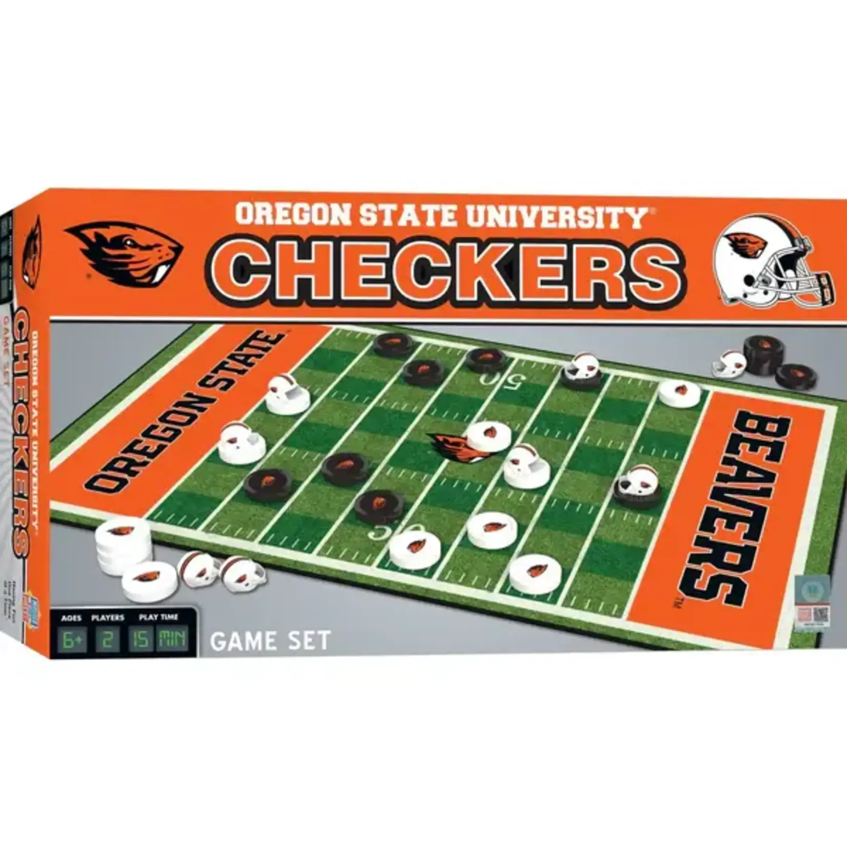 Masterpieces Puzzles Oregon State Beavers Checkers Board Game