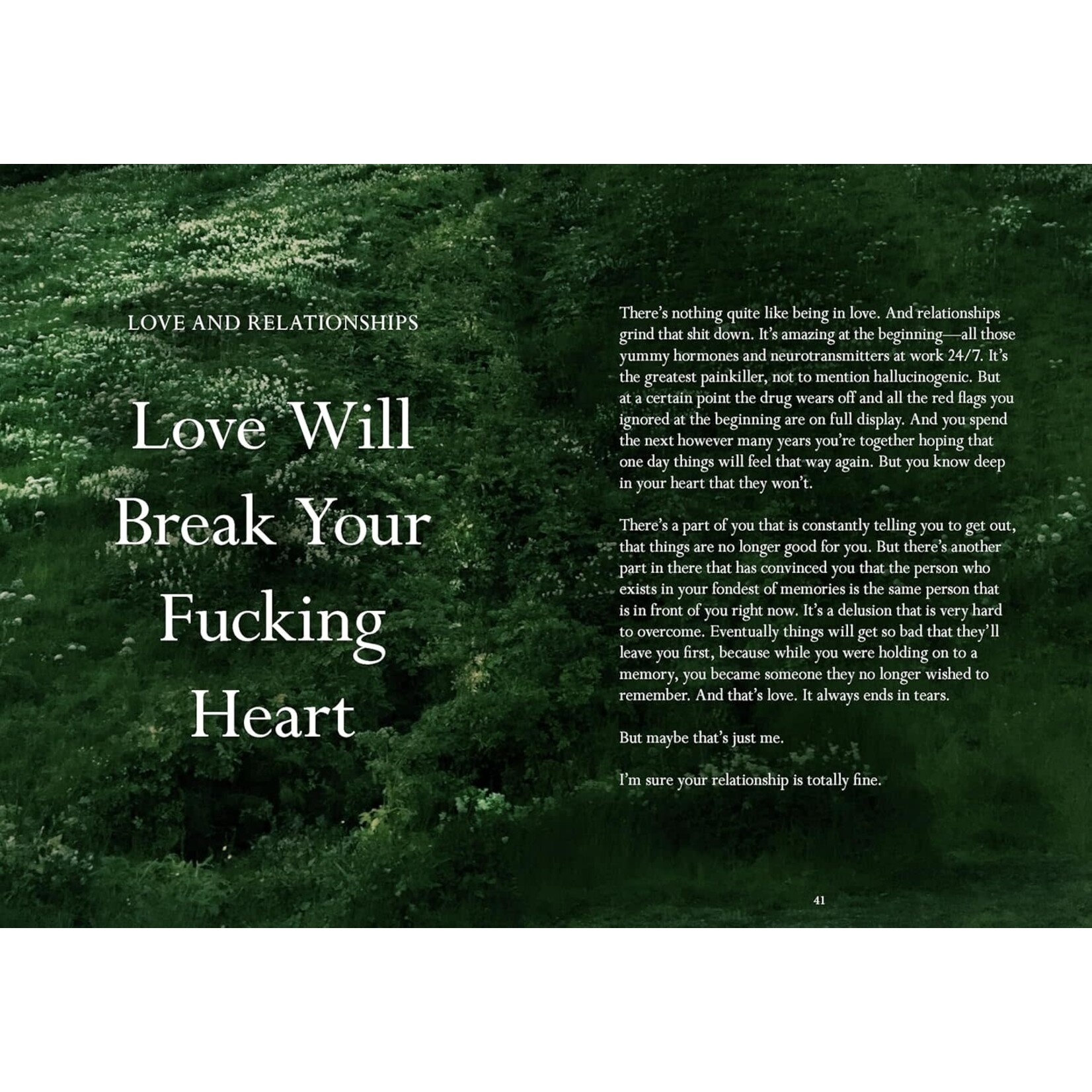 Hachette Books Sorry in Advance Book