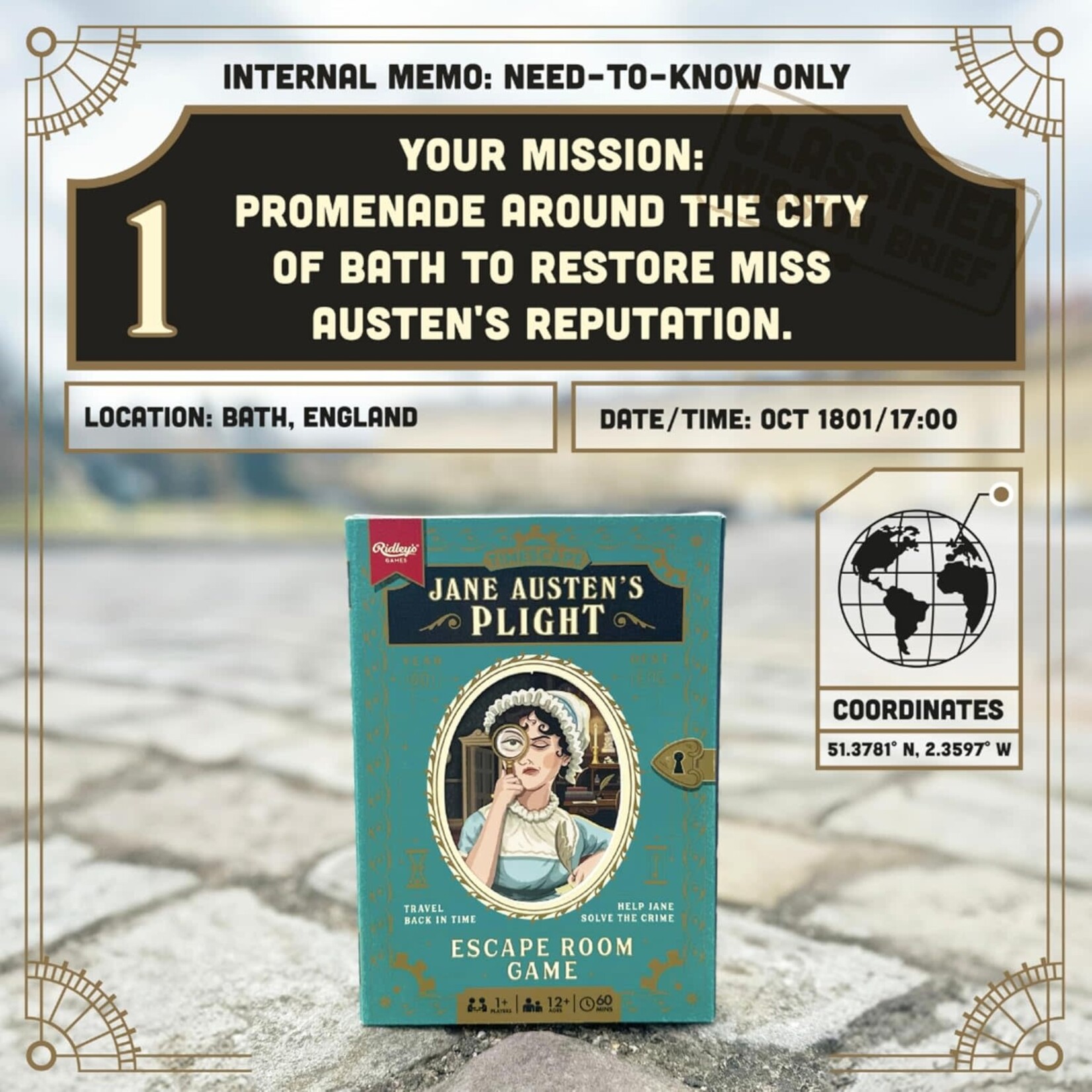 Hachette Books Jane Austen's Plight: Escape Room Game
