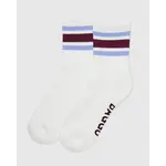 Baggu Ribbed Sock - Ivory Stripe