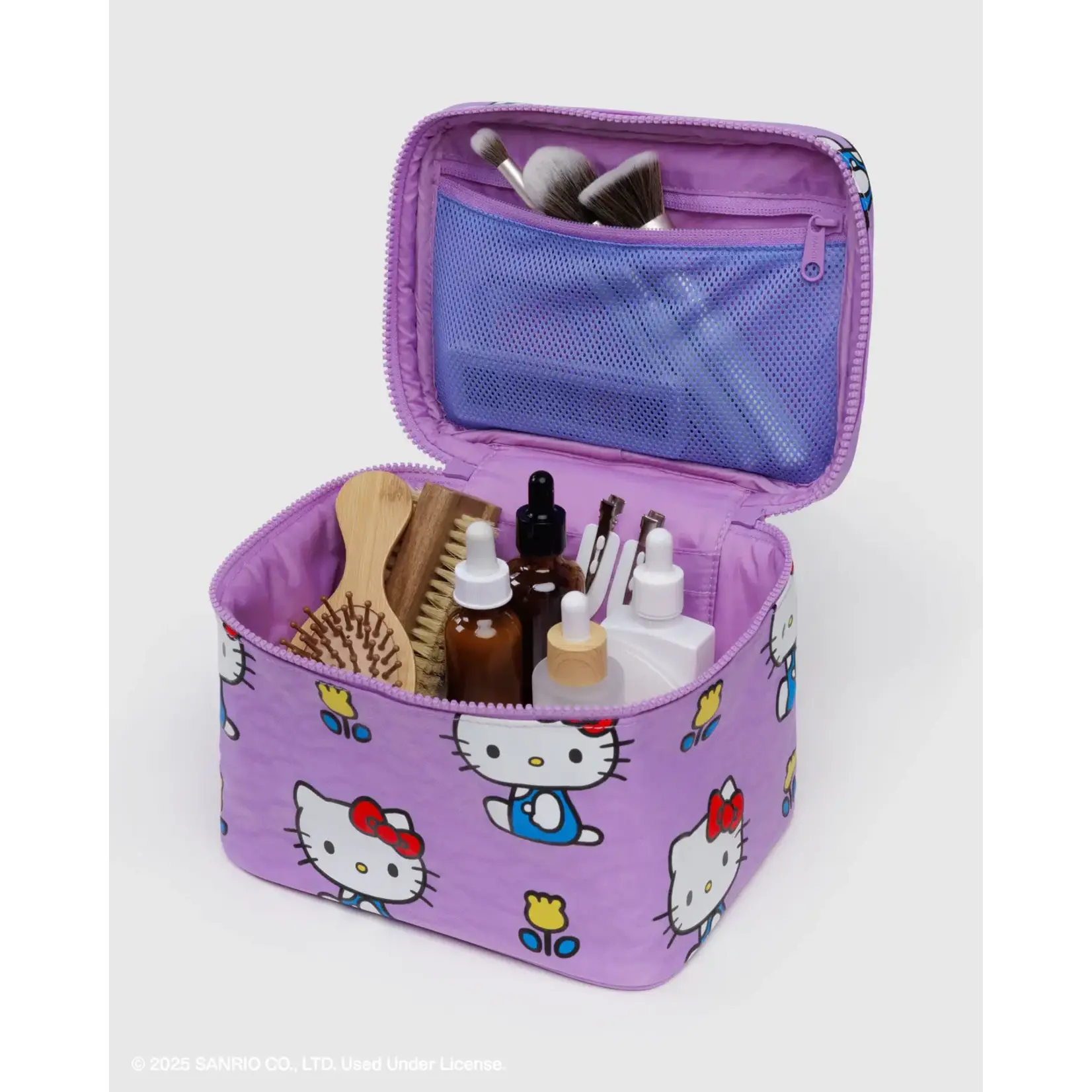 Baggu Large Cosmetic Case - Hello Kitty Pink