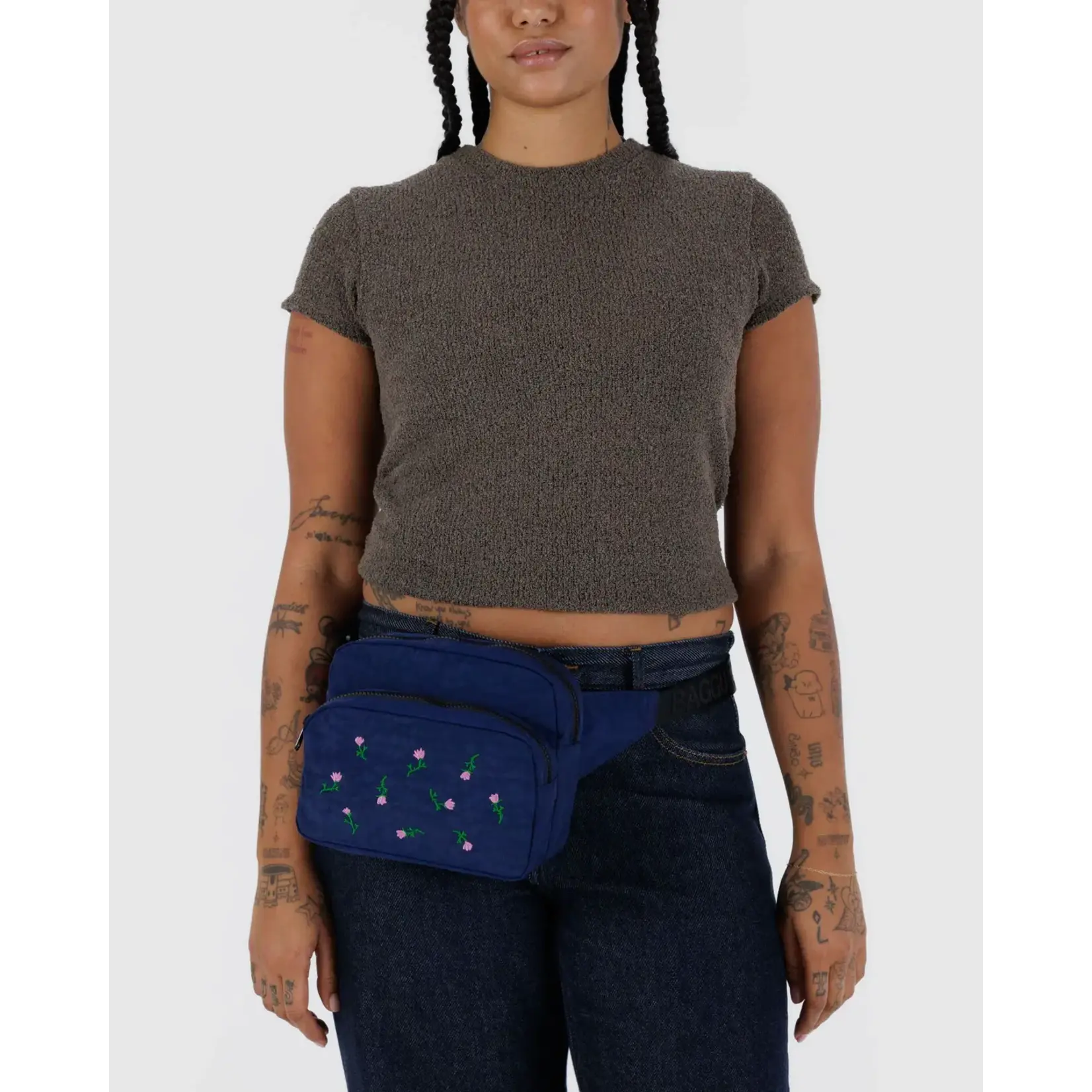 Baggu Fanny Pack - Embroidered Wildflower