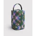 Baggu Dopp Kit - Green Star Plaid