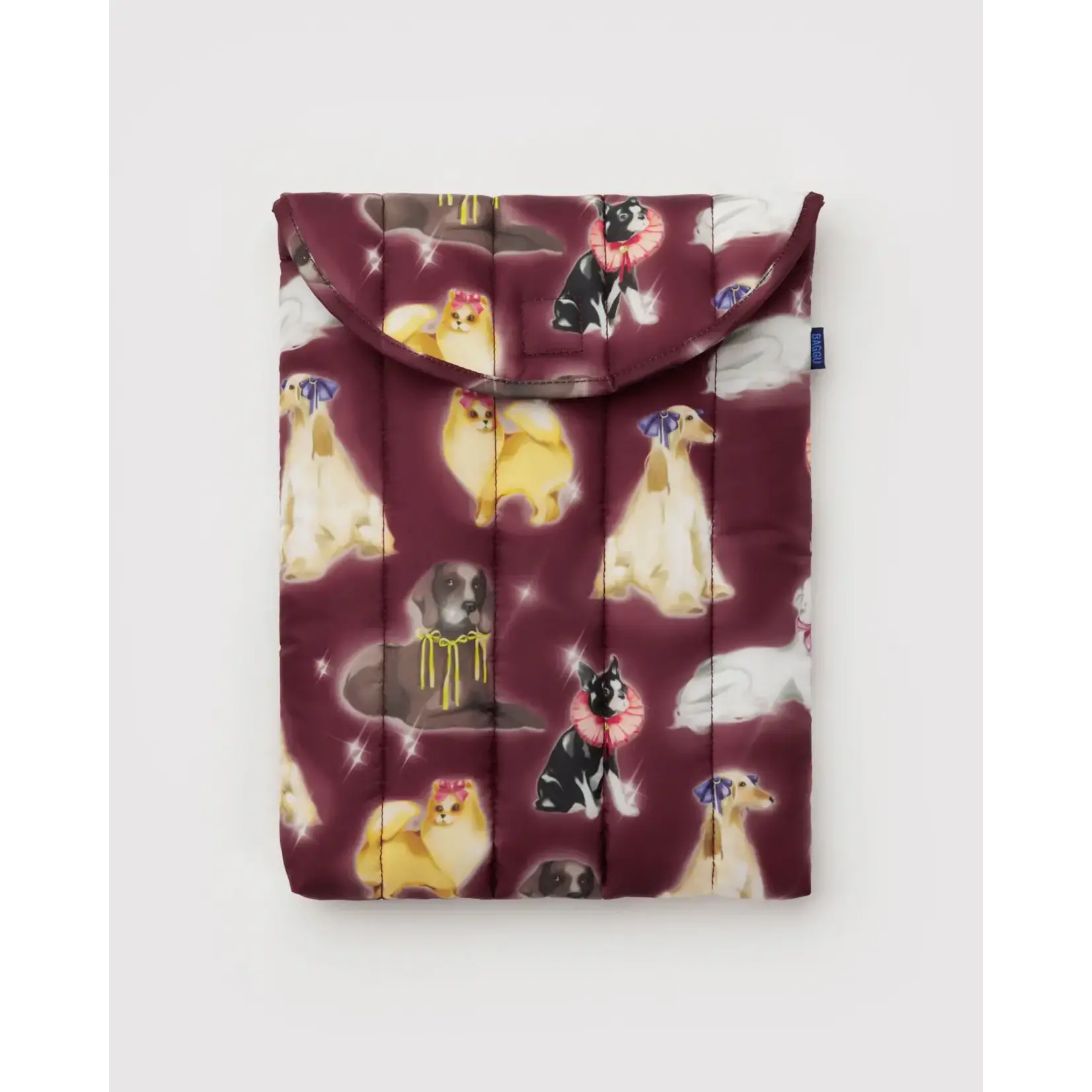 Baggu Puffy Laptop Sleeve 13"/14" - Fancy Dogs
