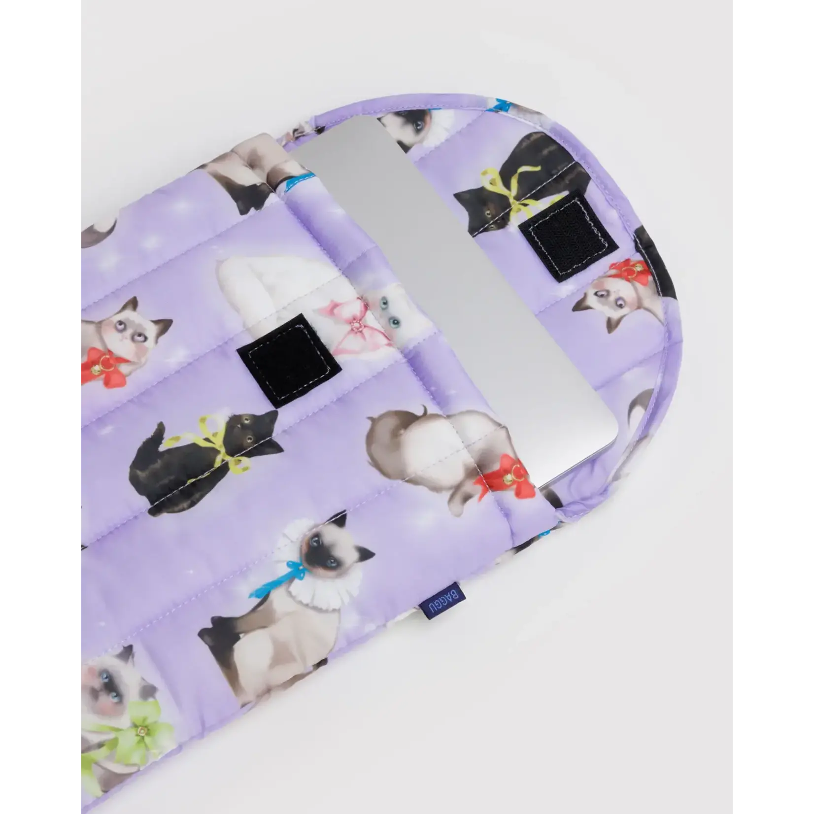 Baggu Puffy Laptop Sleeve 13"/14" - Fancy Cats