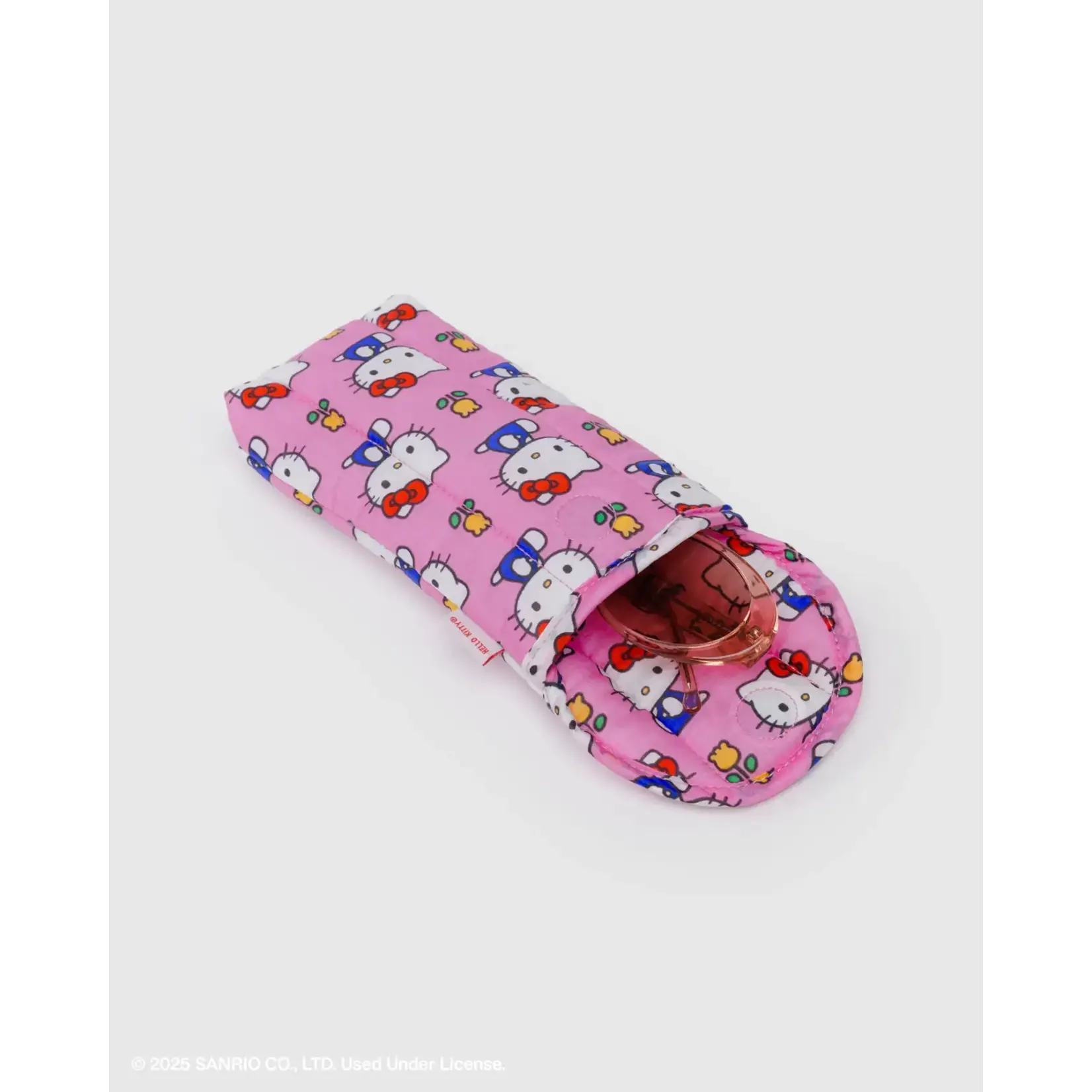 Baggu Puffy Glasses Sleeve - Hello Kitty Pink