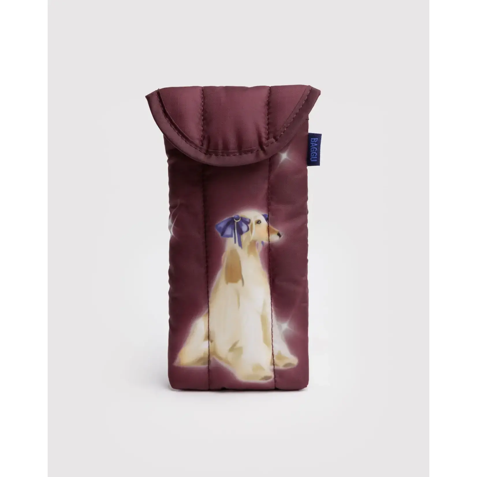 Baggu Puffy Glasses Sleeve - Fancy Dogs