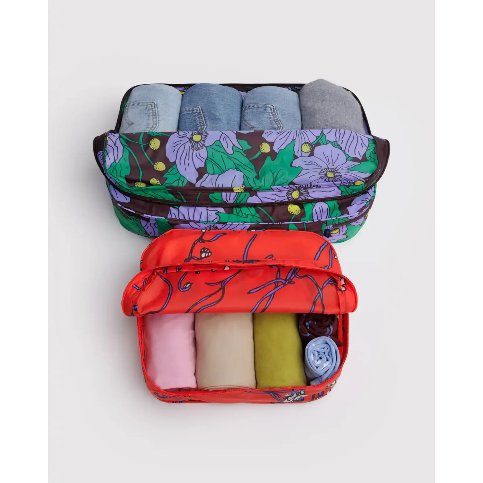 Baggu Large Packing Cube Set - Poppy Mix