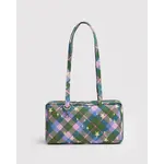 Baggu Nylon Bowler Bag - Green Star Plaid